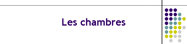 Les chambres